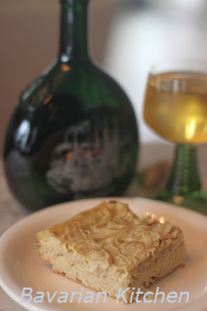 Franconian Onion Cake, Bavarian Onion Cake, German Onion Cake